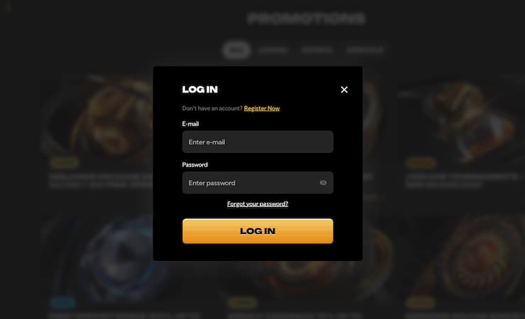 The sign-up screen on Spinsy, a top contender among Aussie bookies.
